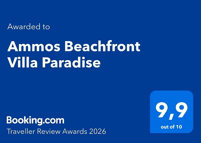 Ammos Beachfront Paradise Вилла